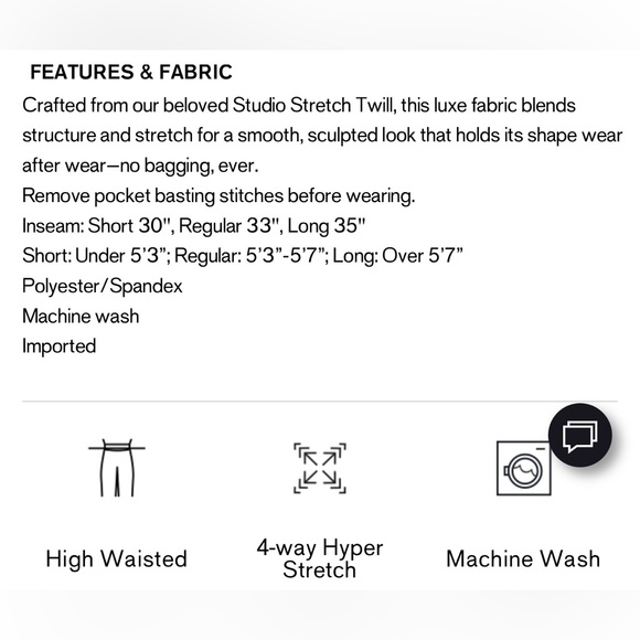 Express Black Editor Flare Trouser High Rise - BRAND NEW - 4 LONG L - Picture 11 of 11